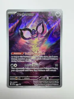Pokemon Pecharunt 129 Sv: Scarlet & Violet Promo Full Art Holo 80 HP Toxic Subj… - Image 1