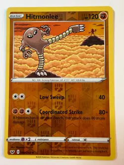 Hitmonlee 094/202 - Sword & Shield Base - LP Reverse Holo - Pokemon TCG - Image 1
