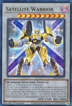 Yugioh - Satellite Warrior (Ultra Rare) (1st Edition) - LDS3-EN121 (P) - Image 1