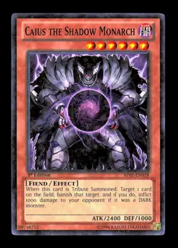 Battle Pack: Epic Dawn #BP01-EN018 Caius the Shadow Monarch (Starfoil) - Image 1