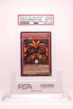 2012 YU-GI-OH! LCYW-(SET) 1ST ED EXODIA THE FORBIDDEN ONE PSA 10,10,9,9,9 (SEQ.) - Image 2