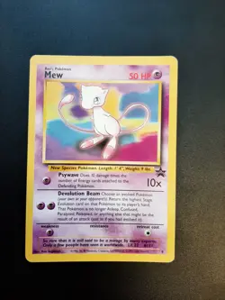 Mew #8 & Mewtwo #14 - Black Star Promo (2000) - Non Holos - Rare Pokemon Cards - Image 2