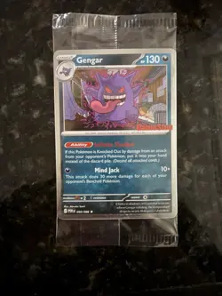 Gengar Perfect Order Gamestop Stamped Promo Card Sealed Pokemon TCG 050 - Image 1