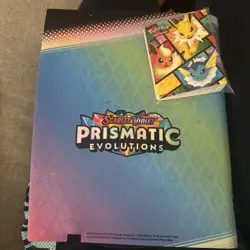 Pokemon TCG NEW Prismatic Evolutions 9-Pocket Card Binder ONLY - Image 2