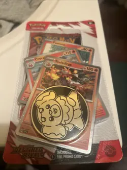 Pokemon TCG: Destined Rivals Blister Pack and Promo Coin Cards Collectors SEALED - Image 2