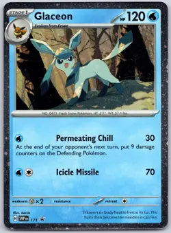 Glaceon - (Cosmos Holo) Holo Promo SV: Scarlet & Violet Promo Cards 171 NM - Image 1
