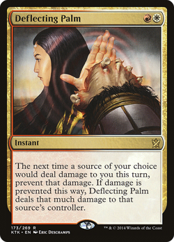 Deflecting Palm #173 (MP) Khans of Tarkir KTK Magic MTG - Image 1