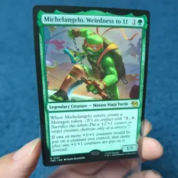 Michelangelo, Weirdness to 11 TMT MTG NM Regular #121 - Image 1
