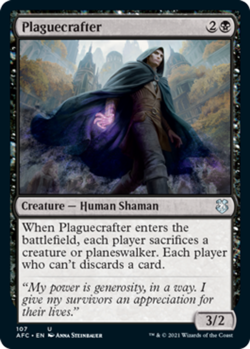 x4 Plaguecrafter U MTG Commander Adventures in the Forgotten Realms M/NM, Englis - Image 1