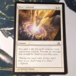 Magic The Gathering Dragon's Maze Riot Control 6/156 - Image 1