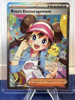2026 Rosa’s Encouragement 123/088 SIR Pokemon TCG Perfect Order - English Card - Image 1