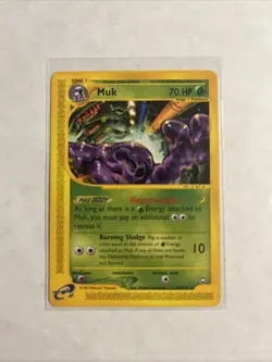 Pokemon TCG Muk 23/147 Regular Rare Aquapolis Card, Near Mint Condition - Image 1