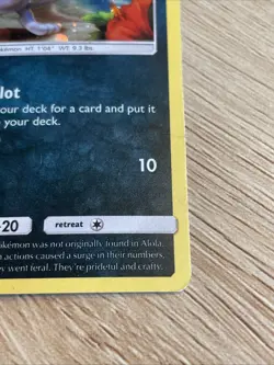 Pokemon Promo Card - SM51 - Alolan Meowth - Sun & Moon - SM 51 - Promotional - Image 2