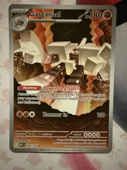 Pokemon TCG Garganacl 147/132 Mint Condition Ultra Rare - Image 1