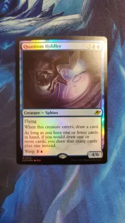 Quantum Riddler Edge of Eternities Foil M 0072 Magic The Gathering NM - Image 1