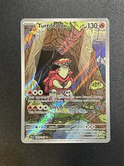 Turtonator 146/142 Illustration Rare Pokemon Stellar Crown - Image 1