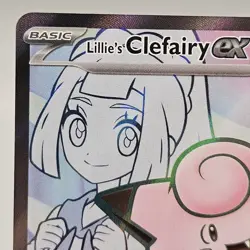 Lillie's Clefairy ex 173/159 SV09 Journey Together Holo Ultra Rare Pokemon NM - Image 3