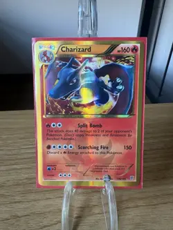 Pokemon TCG Charizard Secret Rare Holo Plasma Storm 136/135 - Image 1