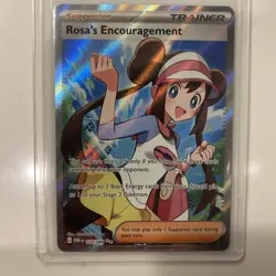 Pokemon TCG Rosa's Encouragement 114/088 Perfect Order Full Art NM - Image 1