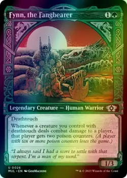 Fynn, the Fangbearer SHOWCASE FOIL, Multiverse Legends, MTG MUL NM/M - Image 1