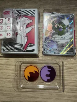 Pokemon TCG White Flare Tornadus Pokemon Center Promo and Accessories - Image 1