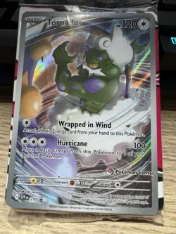 Pokemon TCG White Flare Tornadus Pokemon Center Promo and Accessories - Image 2