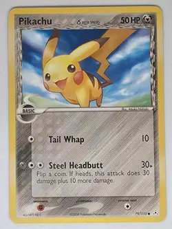 Pikachu 79/110 Common Holon Phantoms Pokemon NM - Image 1