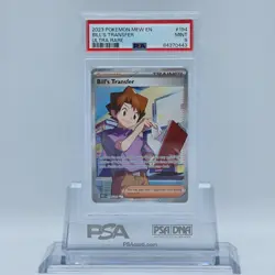 2023 Pokemon MEW EN Ultra Rare #194 Bill's Transfer PSA 9 - Image 1
