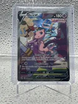 2021 Pokemon TCG Mew V Ultra Rare Full Art Holo 251/264 Swsh08 Fusion Strike - Image 1