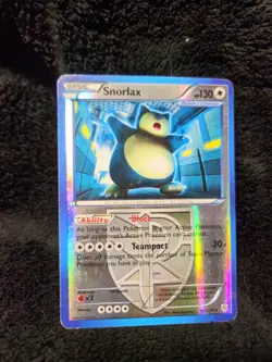 Pokemon Snorlax Reverse Holo Rare 101/135 Plasma Storm 130 HP English - Image 1
