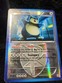 Pokemon Snorlax Reverse Holo Rare 101/135 Plasma Storm 130 HP English - Image 3