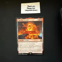MTG - The Fire Crystal - Final Fantasy NM/M Condition - Image 1