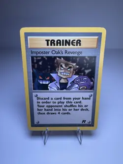Imposter Oak's Revenge 76/82- Team Rocket Set Vintage Pokemon - NM - Image 1