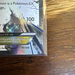 Pokemon TCG: Rayquaza EX 75/108 XY Roaring Skies 2015 Ultra Rare - NM - Image 4