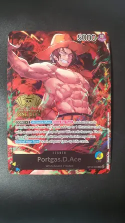 Portgas.D.Ace (2nd Anniversary Tournament) ST13-002 One Piece Promotion Cards... - Image 1