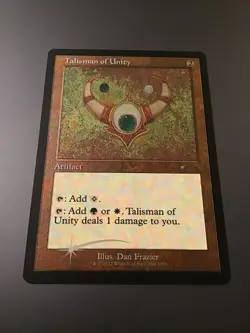MTG Secret Lair #1056 Talisman of Unity Retro Frame Etched Foil NM - Image 1