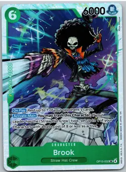 Brook OP15-032 Super Rare Adventure on Kami's Island One Piece NM - Image 1