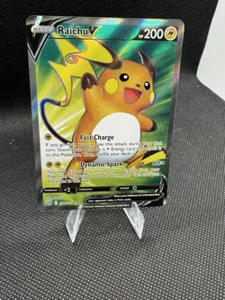 Pokemon Card - Raichu V Brilliant Stars 158/172 Ultra Rare NM/M - Image 1