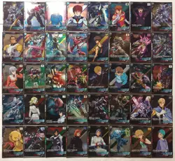 Lot of 40 Japanese Mobile Suit Gundam Arsenal Base Rare Card set - Image 1