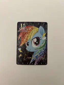 My Little Pony Card 15 Years Rainbow Dash Loyalty Kayou MLPME02SC003L5 - Image 4