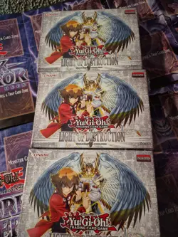 Yugioh Booster Box Light of Destruction Retail English Factory Sealed Lot Of 3 - Image 2