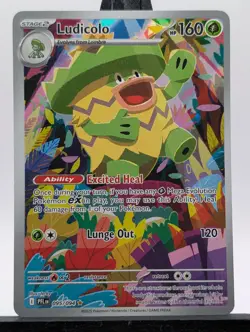Ludicolo 95/94 Phantasmal Flames Illustration Rare Holo Pokemon TCG Card NM - Image 1