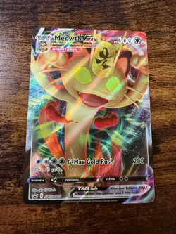 Meowth VMAX SWSH005 SWSH: Sword & Shield Promo Cards Holo - Image 1