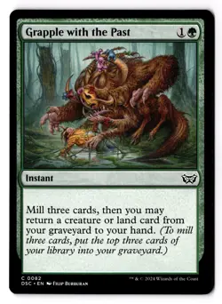 Grapple with the Past 82 Commander: Duskmourn: House of Horror NM - Image 1