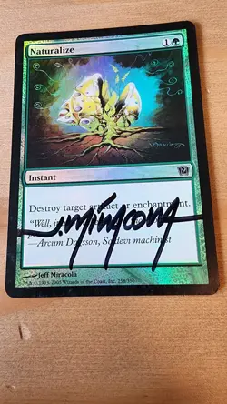 Naturalize 9th Edition Foil SIGNED - Image 1