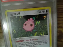 Igglybuff 37/101 Reverse Holo Rare HIDDEN LEGENDS Graded Pokemon Card - PSA 8 - Image 3
