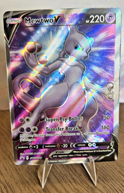 Pokemon TCG Mewtwo V SWSH Black Star Promos SWSH229 Holo Promo-NM - Image 1