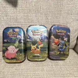 Pokemon Ascended Heroes Mini Tin Clefairy & Chikorita, Pikachu & Tepig, Riolu - Image 1