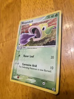2004 Pokemon Weepinbell #51/112 EX FireRed LeafGreen Reverse Holo NM - Image 1