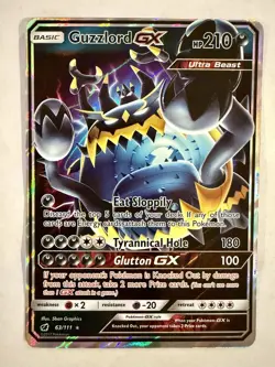 Guzzlord GX 63/111 Sm-Crimson Invasion Holo Pokemon TCG - Image 2